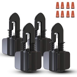 GOODSAMNN 4 Pack Low Voltage Wire Connector Landscape Lights Cable Connector Wide Application for GOOODSMANN Malibu and Other Outdoor Lighting Brands 9920-4802-04