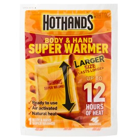 HOTHANDS Super Air Activated Hand Warmer Up to 12 Hours of Heat, 5 Count (Pack of 1)