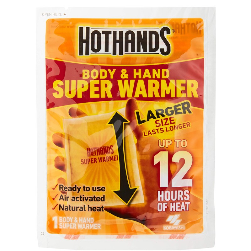 HOTHANDS Super Air Activated Hand Warmer Up to 12 Hours