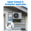 WENHUALI 4 Inch Dryer Vent Cover Outdoor with Stainless Steel