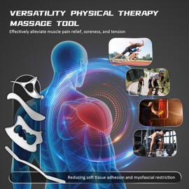 Stainless Steel Muscle Scraper Tool Set - 4Pcs Gua Sha for Myofascial Release, Deep Tissue Massage, Physical Therapy & Fascia Scrapingr (4Pcs)