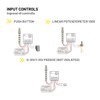 AstraLED - LED Dimmer 12V 24V 36V 48V 12A Button