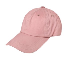 14+ ICHIYON PLUS 101529 Women's Brim Length Simple Cap, Stylish, Summer, Plain, Large Size, 100% Cotton, UV Protection, Size Adjustable, Pink