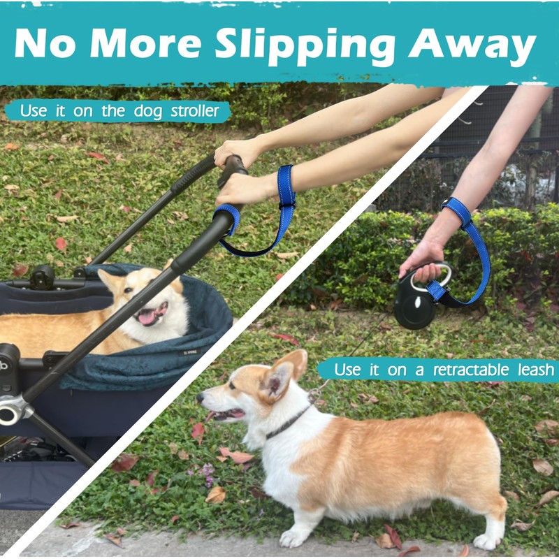 PetBonus Dog Leash Wrist Strap, Safety Strap for Retractable Leash,