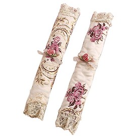 Luxury Lace Embroidery Refrigerator Fridge Door Handle Cover Handles Protector, 02