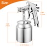 Air Undercoating Spray Gun with 750ml Suction Feed Cup, 360°
