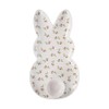Transpac White Bunny Pastel Purple Green Floral Flower Pattern 15