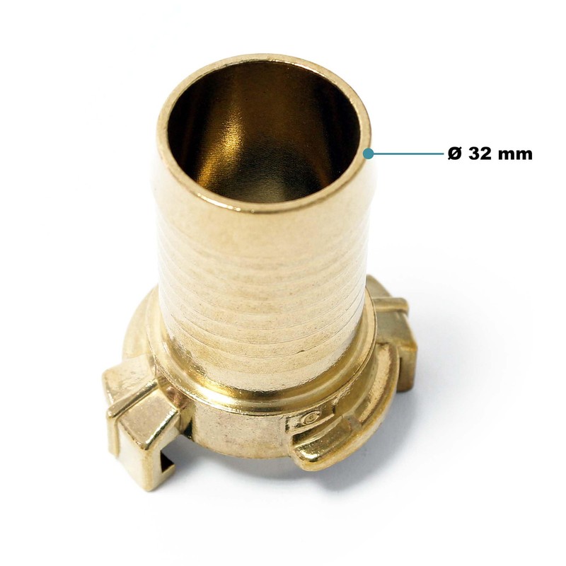 Brass Quick Coupling / Connector for water hose DN32 -