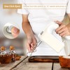 Yomelo 9-Speed Digital Hand Mixer Electric, 400W Powerful DC Motor,