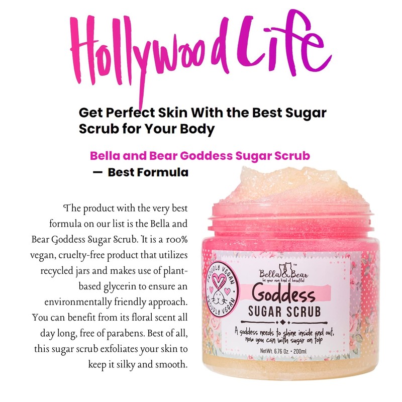 Bella & Bear Goddess Sugar Scrub - Travel Size -