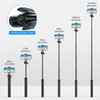 Camera Tripod, 13.7in to 55.7in Lightweight Extendable Selfie Stick Tripod