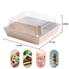 YaCCHLuu Charcuterie Boxes with Clear Lids (50 Pack),Mini Charcuterie Containers,To