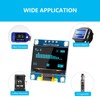 QIQIAZI 0.96 Inch OLED Display I2C Module, 3 Pieces I2C