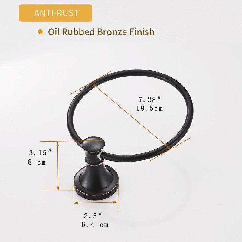 BESy SUS304 - Toallero de Acero Inoxidable para baño con