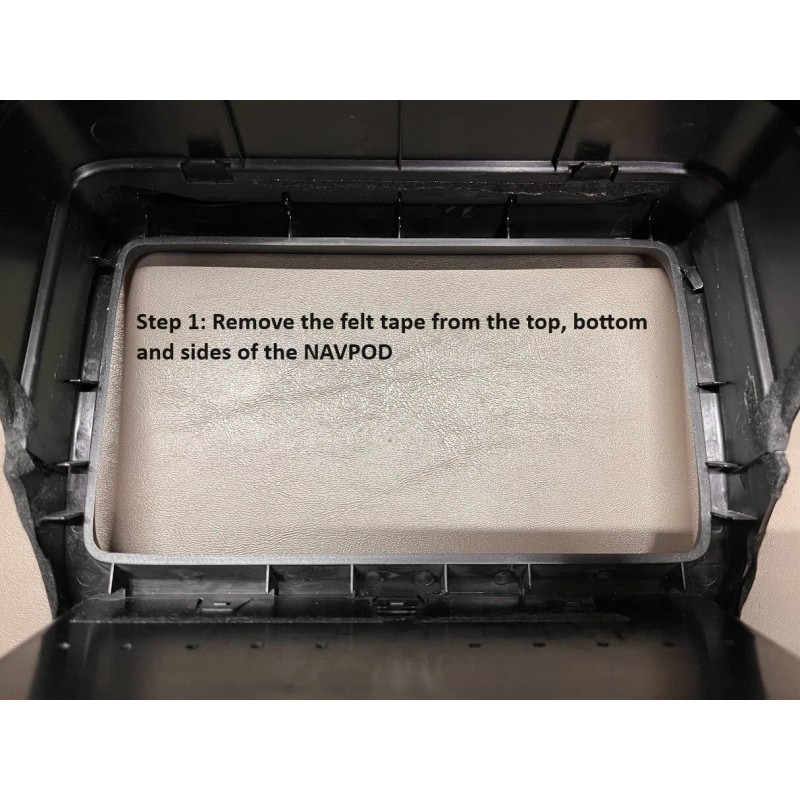 OEPLUSDESIGN.COM Install Kit for 7" Carpuride in JDM NSX Navpod.