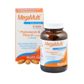 HealthAid Mega-Multi's (with Ginseng) - 30 Tablets