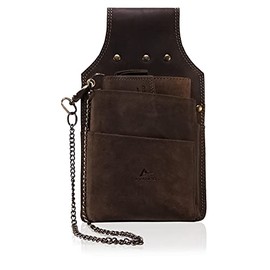 Leather Waiter Holster 258b – Waiter Holster Waiter Holster Carry Case Brown
