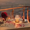 Aigostar LED Crystal Table Lamp, 16 Colours, 4 Modes, Rose