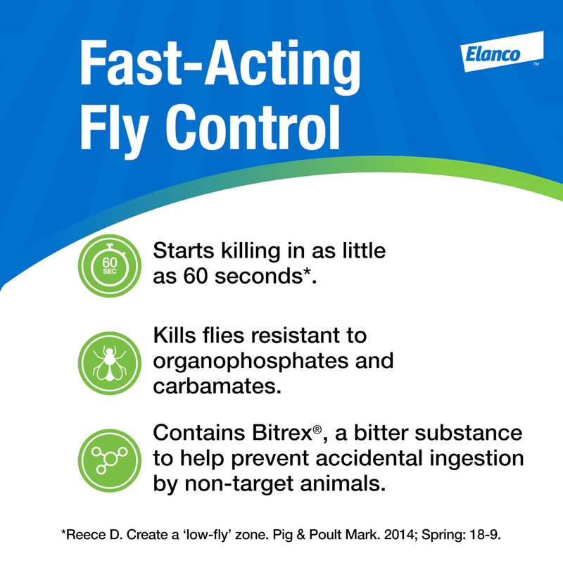 Elanco QuickBayt Fly Bait | Fast-Acting Nuisance Fly Insecticide |