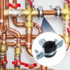 sourcing map 6 Pcs Split Ring Pipe Hanger, 16mm/0.6inch Adjustable
