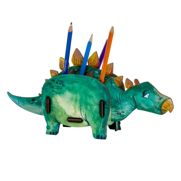 Werkhaus pencil box dino dinosaur stegosaurus 23 x 19,5 x