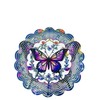 Butterfly Wind Spinners Metal Hanging Wind Spinner for Outdoor &