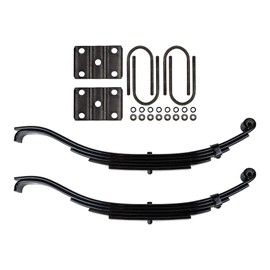 The Trailer Parts Outlet - 5 Leaf Slipper Spring Suspension Kit - Complete Kit for 3" Tube, 7000 lb Axles, Smooth and Reliable Trailer Suspension