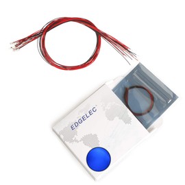 EDGELEC 20pcs Prewired 0805 Blue SMD LED Light Emitting Diode DC 3V Micro Litz Length 7.8in. (20cm) Soldered Mini LED Lights for DIY Manual Model Toy Decoration