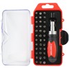 Dekton 37pc Stubby Ratchet Screwdriver And Bit Set - 3
