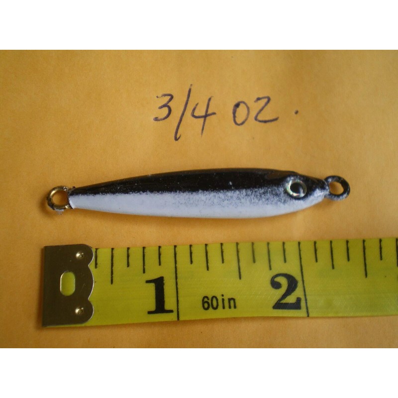 HOME MADE 25 PCS. ANCHOVY FISH JIG/SPOON STYLE LURE BAIT