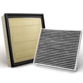 Cabin Engine Air Filter Kit Replacement for CF12150 CA10262, 2015-2025 F150