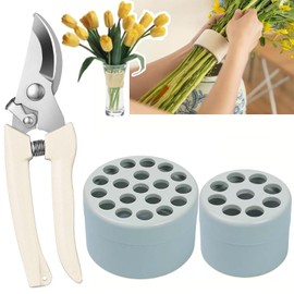 ZSFLZS Spiral Ikebana Stem Holder, 2024 Spiral Stem Holder For Flowers Spiral Stem Holder for Vases, Bouquet Twister Flower Arrangement Holder for Vases Home Decor