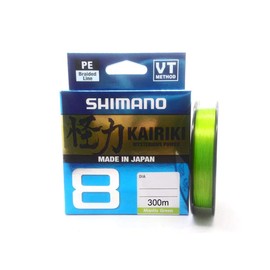 Line Kairiki 8, 300 m, 0.16 mm, 10.3 kg, M, Green