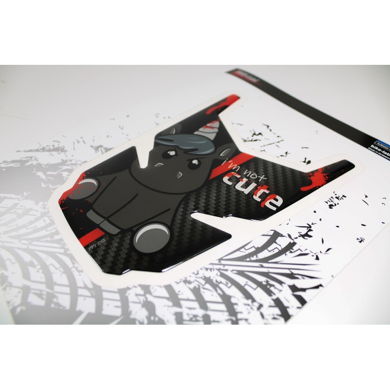 Tankpad Compatible with KTM Motorcycle Tank Evil Unicorn Carbon Look