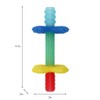 Itzy Ritzy Teensy Tube Teether; Textured Hollow Baby Teething Tube