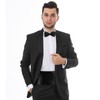 MAGICLULU Bow Tie Set, Pocket Square Tuxedo Belt, 3-Piece Accessory