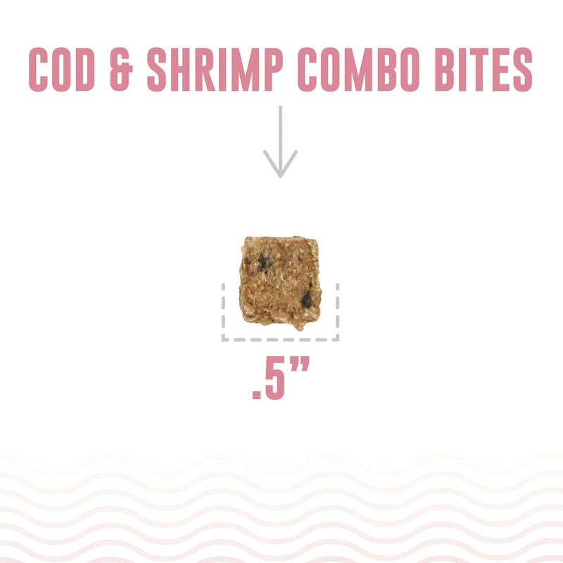 Icelandic+ Plus Cod & Shrimp Combo Bites Dog Treat 3.0-oz