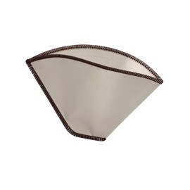 U-shape (4-6 Cups) Reusable Cone Coffee Filters Permanent Single Cup Coffee Filters Pour Over Coffee Filters, Fits Cone Ceramic Coffee Drippers