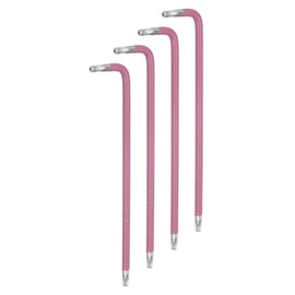 HARFINGTON 4pcs Hex Key Torx Wrench T15 S2 Steel L-Shape Long Arm Star 6 Point Hexagon SAE Wrenches Repairing Tool for Home Repair