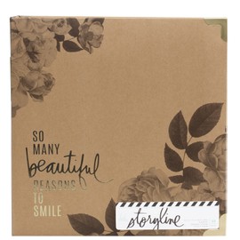 Heidi Swapp 313403 Album Storyline-D-Ring-8 x 11-Floral (44 Pieces), Multi