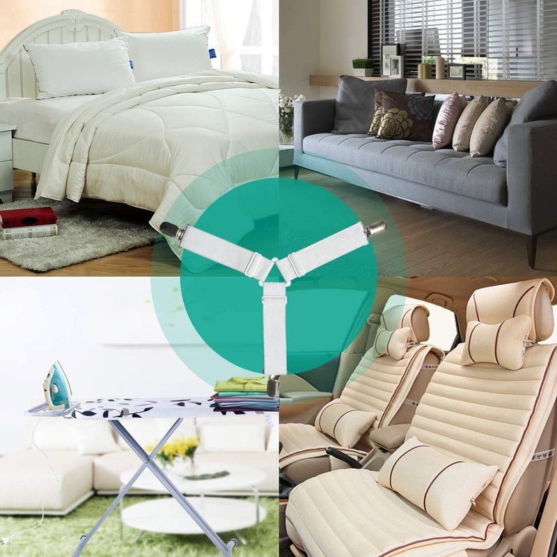 RayTour Bed Sheet Holder Straps Sheet Keepers Bedsheet Holders Fasteners