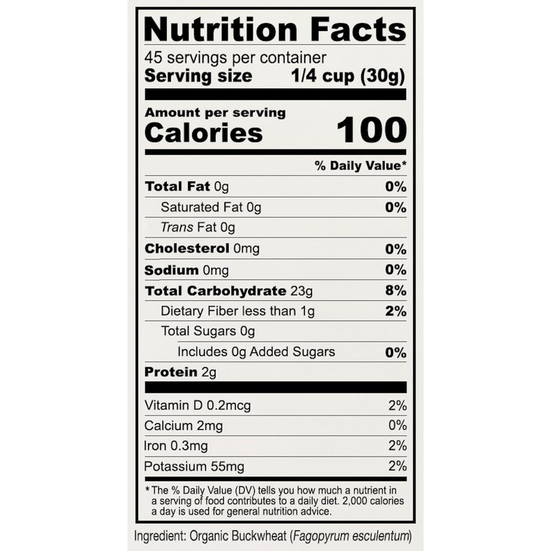 Anthony's Organic Buckwheat Flour, 3 lb, Grown in the USA,