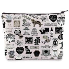 BWWKTOP Tortured Album Makeup Bag Singer Song Gifts All's Fair In Love And Poetry Makeup Zipper Pouch Bag Music Concert Gifts (LIGHTS)