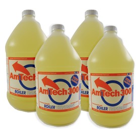 AmTech300 - Boiler Treatment Professional Strength (Rust Inhibitor For Outdoor Wood Boilers) – 4 Gallon Pack