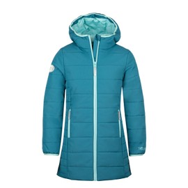 Trollkids Girls Stavanger Coat, Teal/Aqua Blue, 152