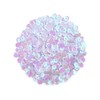 Naler 2800pcs Loose Sequins White Iridescent Glittering Sequins Spangles Sequins