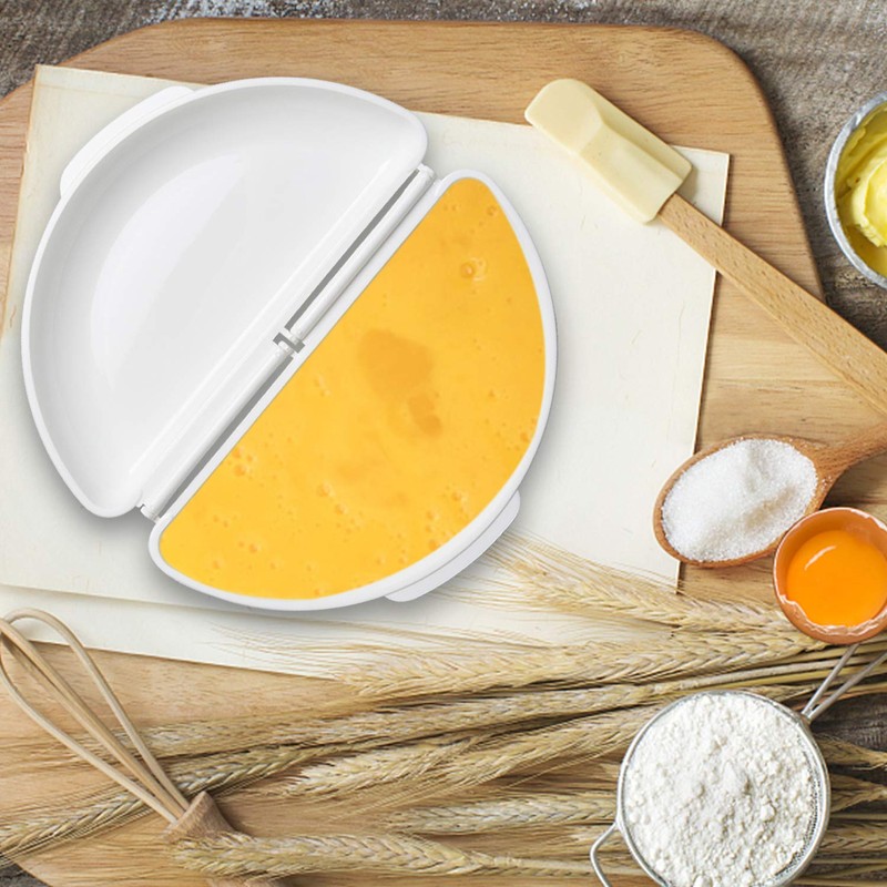 Easy Egg Breakfast Set Akamino Microwave Omelet Pan and Egg