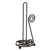 Spectrum Diversified Scroll Paper Towel Holder, Black