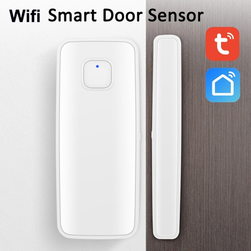 Home WiFi Door Sensor Compatible for Google Assistant Smart Door