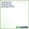 ECOGARD XC10336 Filtro de aire de cabina premium para Jeep